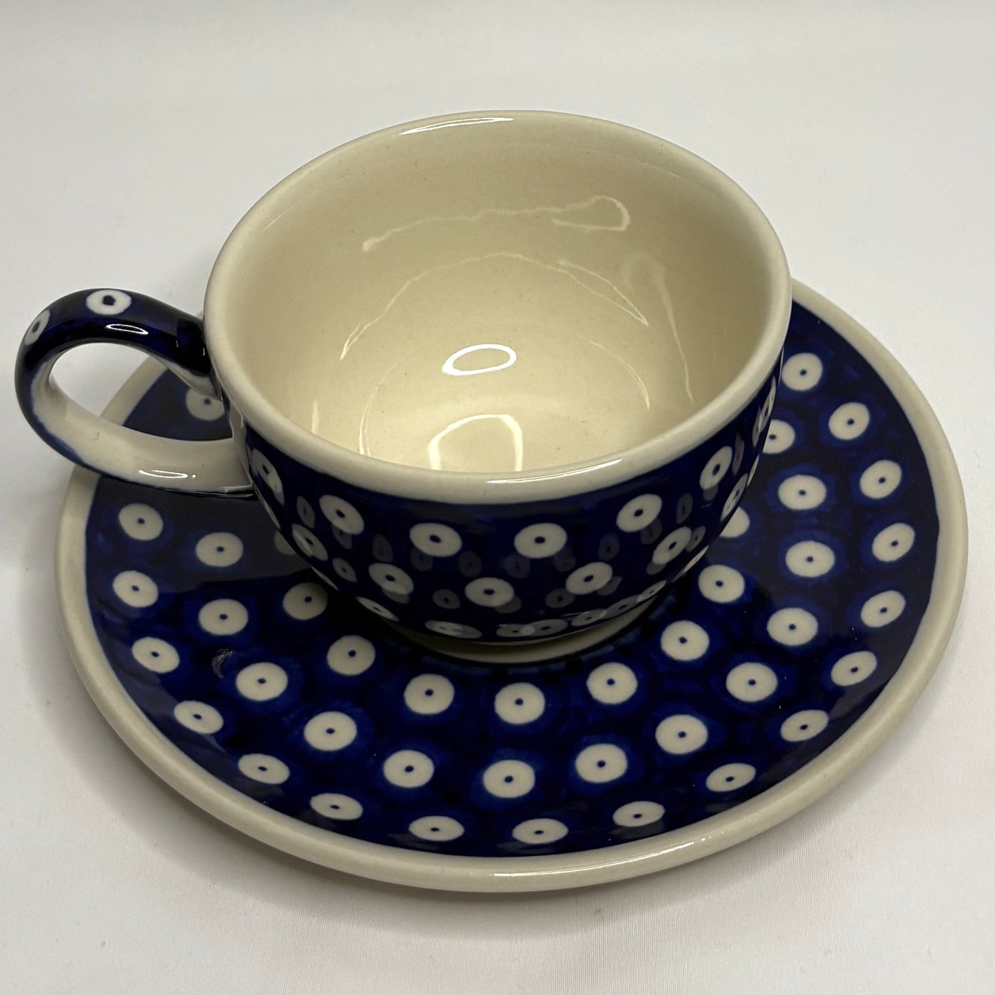 Bunzlauer Teetasse mit Untertasse 0,22 l